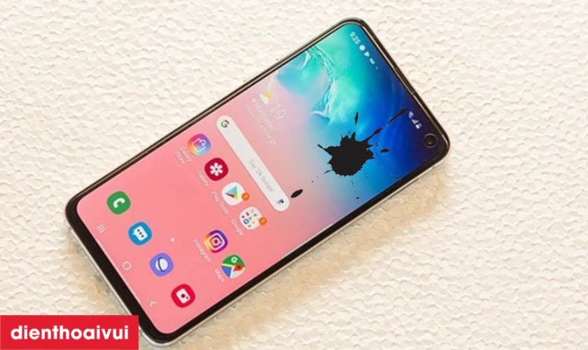 dấu hiệu màn hình samsung m02 hỏng cần thay