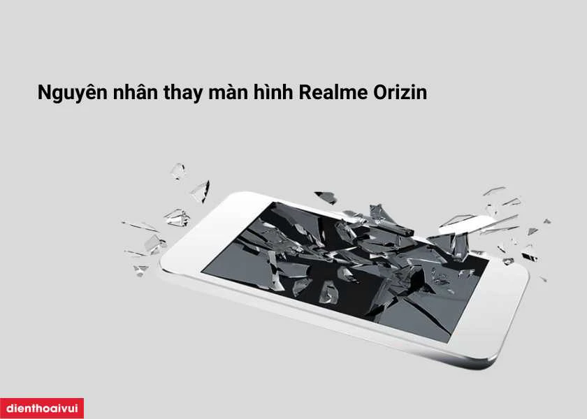 thay màn hình điện thoại realme chính hãng orizin