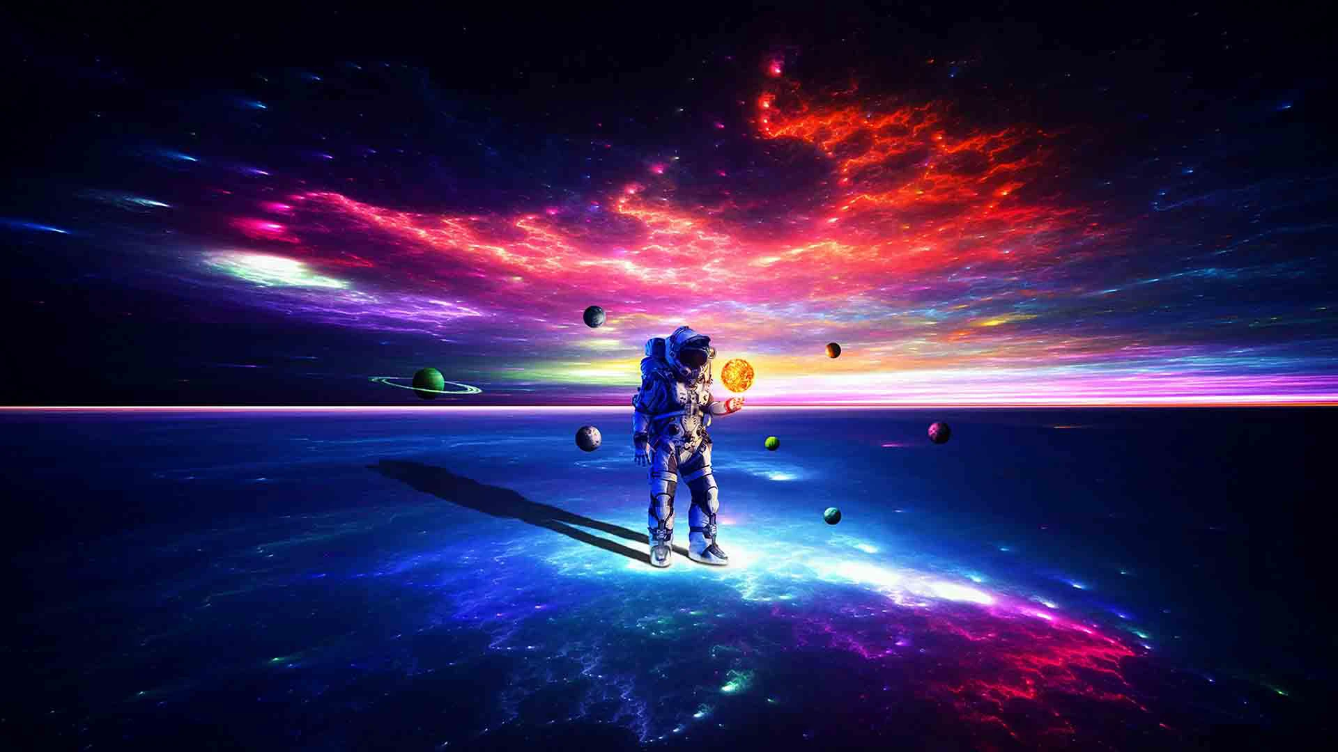 wallpaper astronaut điện thoại