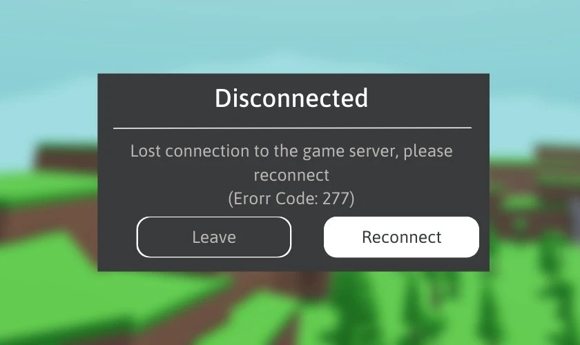 roblox bị lỗi kết nối