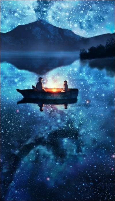 H&igrave;nh nền điện thoại galaxy night
