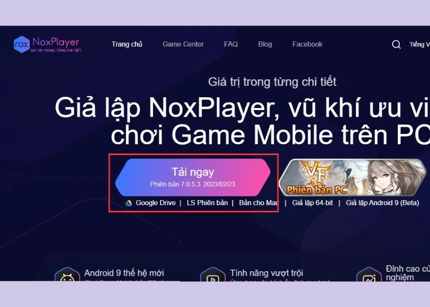 cách tải game liên quân mobile trên máy tính win 10 với Nox