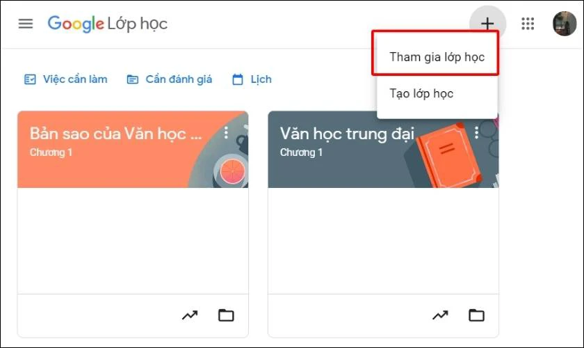tham gia lớp học dành cho học sinh 
