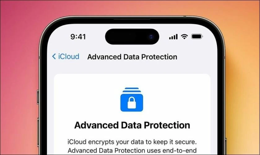 bảo mật tuyệt đối trong icloud