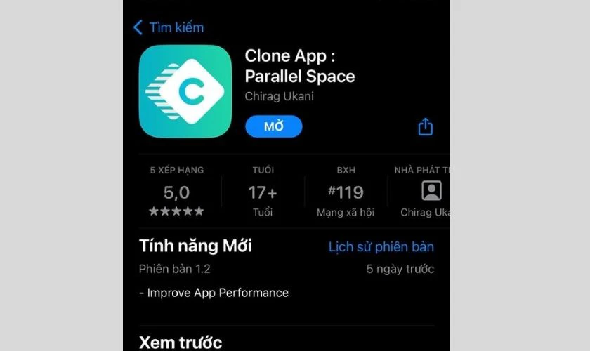 app tạo bản sao ứng dụng