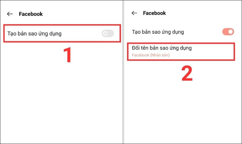 đổi tên nhân bản trên oppo