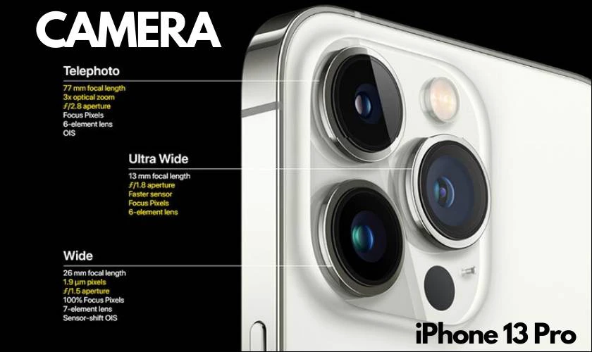 công nghệ camera iphone 13 pro
