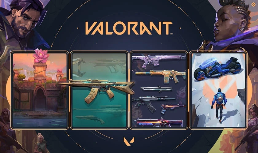 valorant nằm trong top game bắn súng chiến thuật online hay trên pc