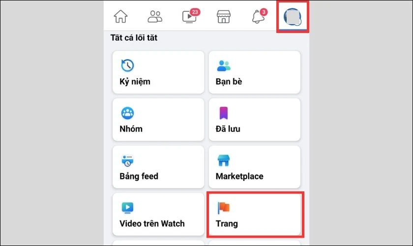 xoá trang fb