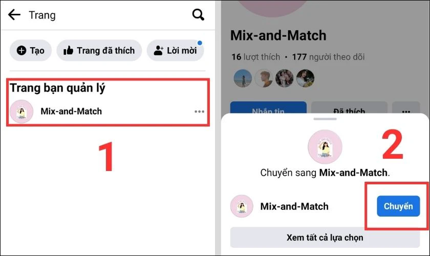 xoá page fb