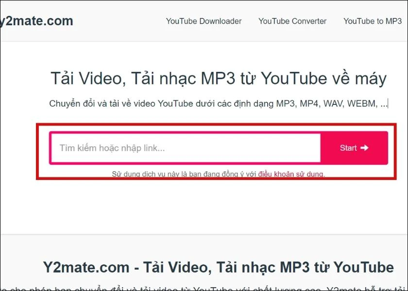 y2mate.com tải nhạc MP3 nhanh chóng