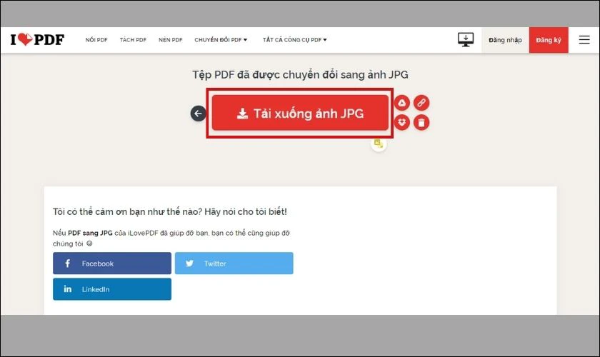 Chuyển file PDF sang hình ảnh online miễn phí đơn giản nhất