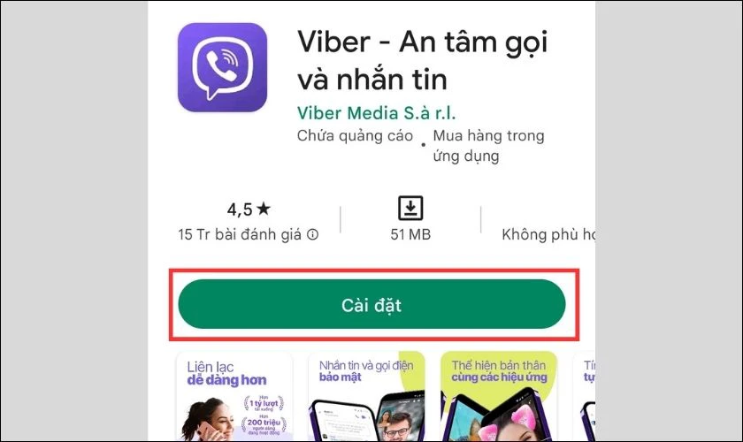 cách tải viber về android