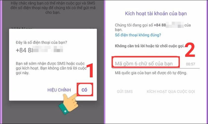 hướng dẫn tạo tài khoản viber