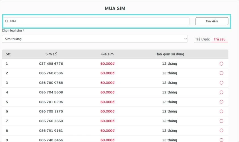 có nên mua sim số điện thoại 0867 không