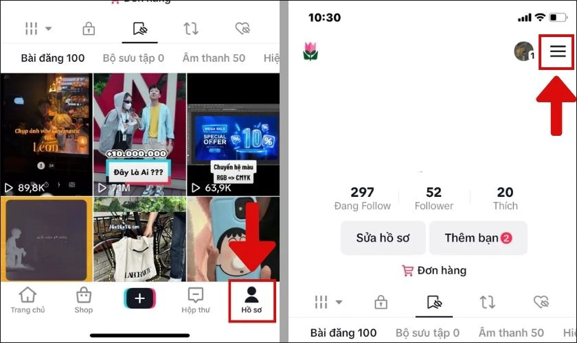 cách xem lại video tiktok đã xem trong lịch sử xem