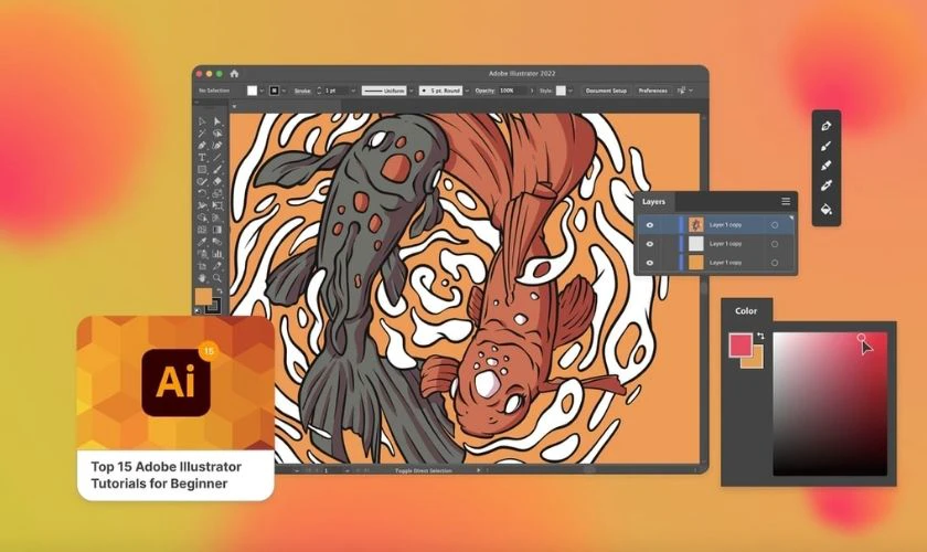 phần mềm thiết kế logo adobe illustrator