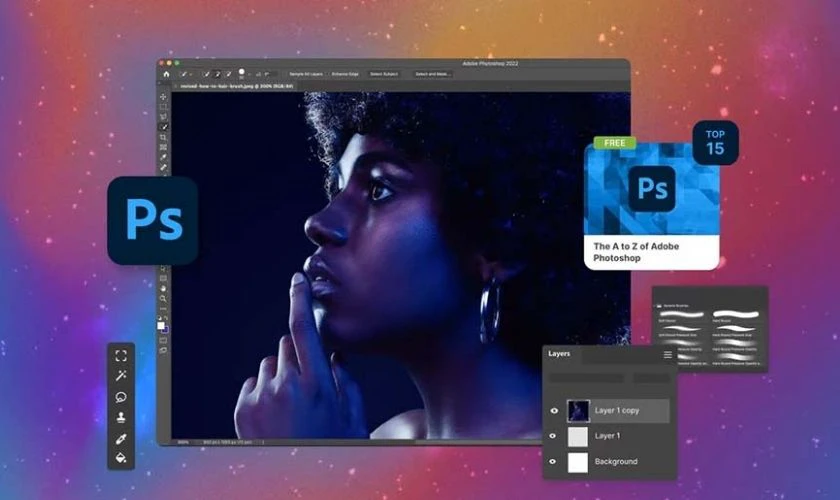 phần mềm thiết kế logo sdobe photoshop