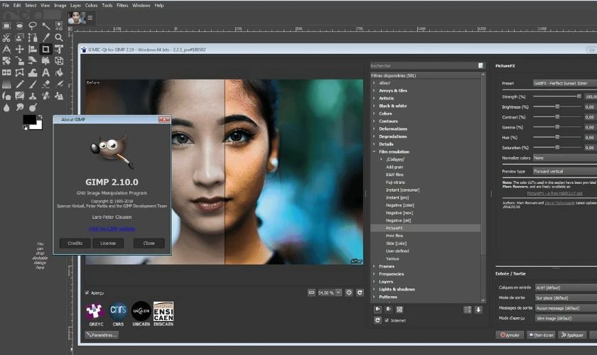 phần mềm thiết kế logo gimp