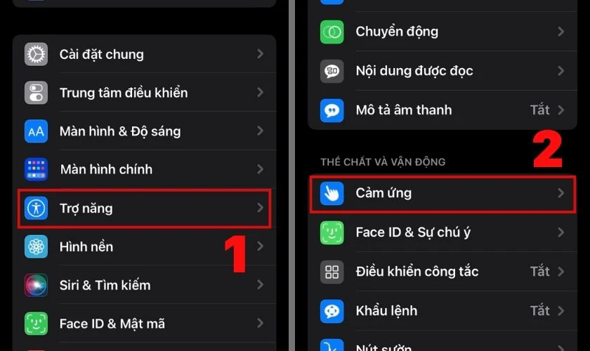 Cách chụp màn hình iPhone 12 bằng tính năng gõ mặt lưng