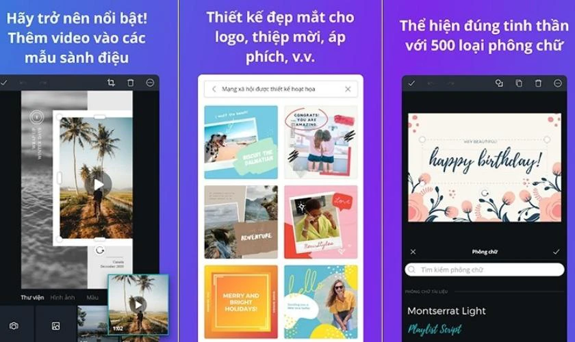 ứng dụng thiết kế canva