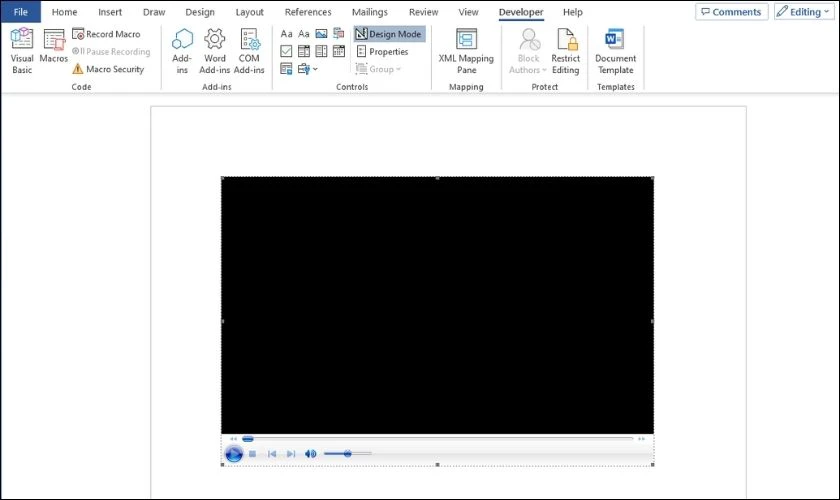 cách thêm clip có sẵn trong word