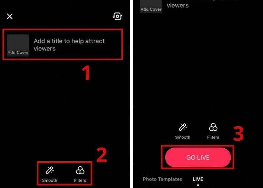 cách livestream bên trên tiktok vì thế năng lượng điện thoại