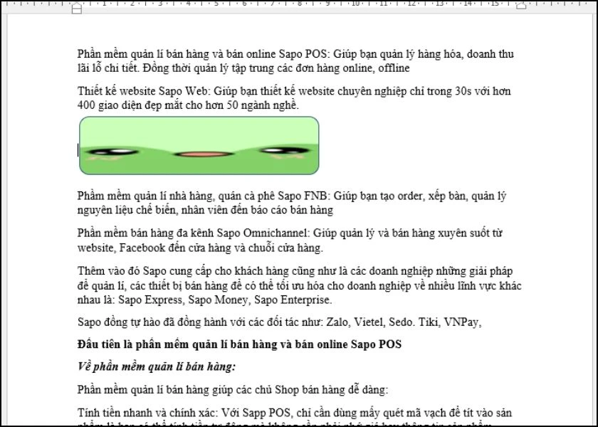 cách thêm hình ảnh vào khung trong word mà không bị nhảy chữ