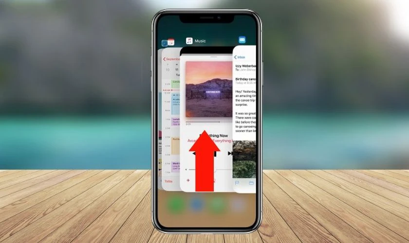 tắt ứng dụng chạy ngầm để khắc phục lỗi ios 17 