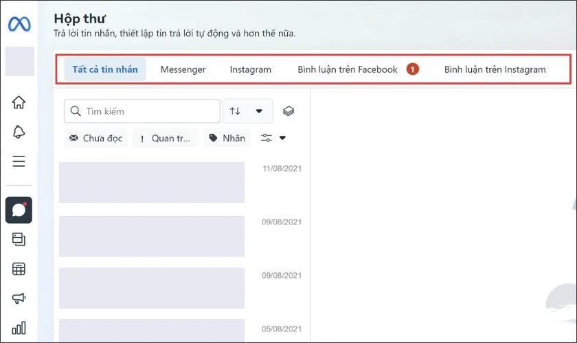 Tích hợp công cụ hợp thư 