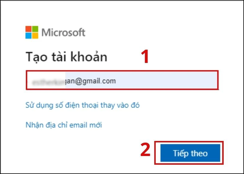 hướng dẫn đăng ký tài khoản onenote