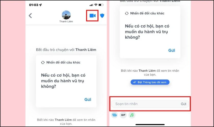cách sử dụng tinder để call video 