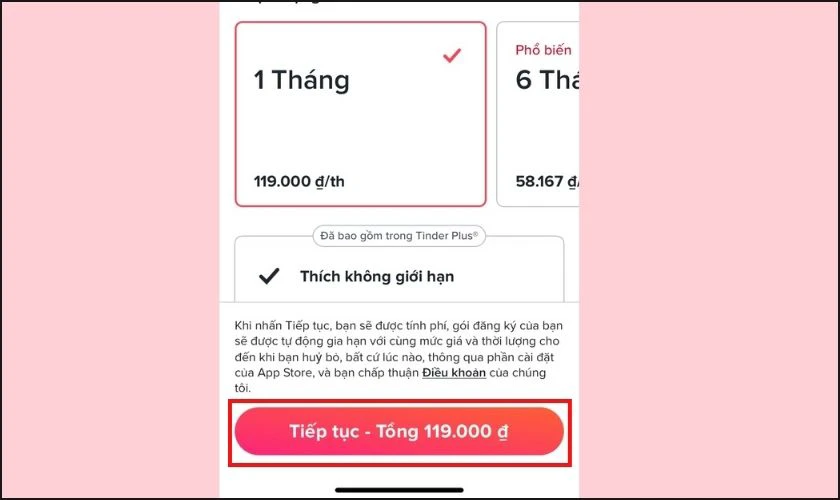 Cách đăng ký Tinder Plus 