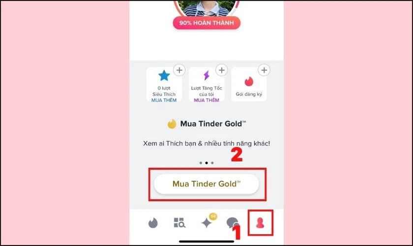 Tinder Gold là gì 