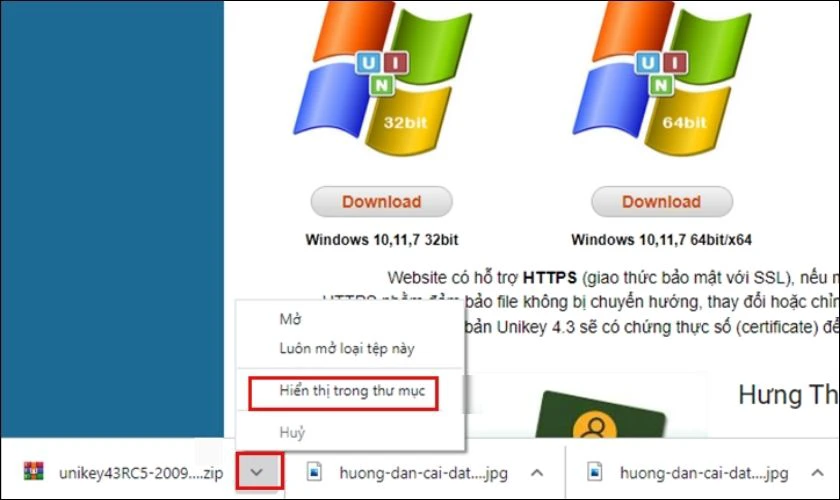 Cách chỉnh tiếng việt trên laptop bằng bộ gõ Unikey