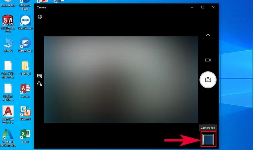 Cách xem ảnh đã chụp bằng camera trên laptop