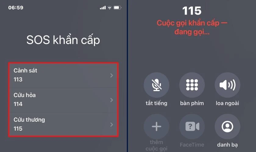 Thực hiện cách mở khóa iPhone nhanh chóng bằng cuộc gọi khẩn cấp