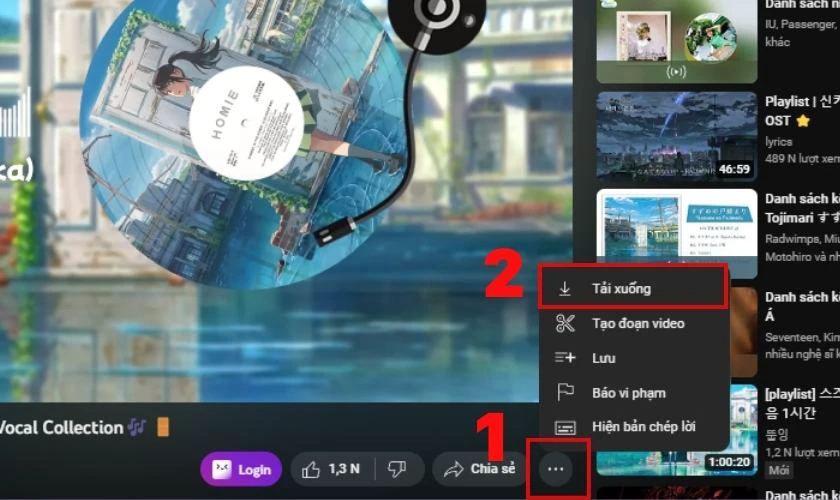 Cách tải video trên Youtube về laptop trực tiếp 