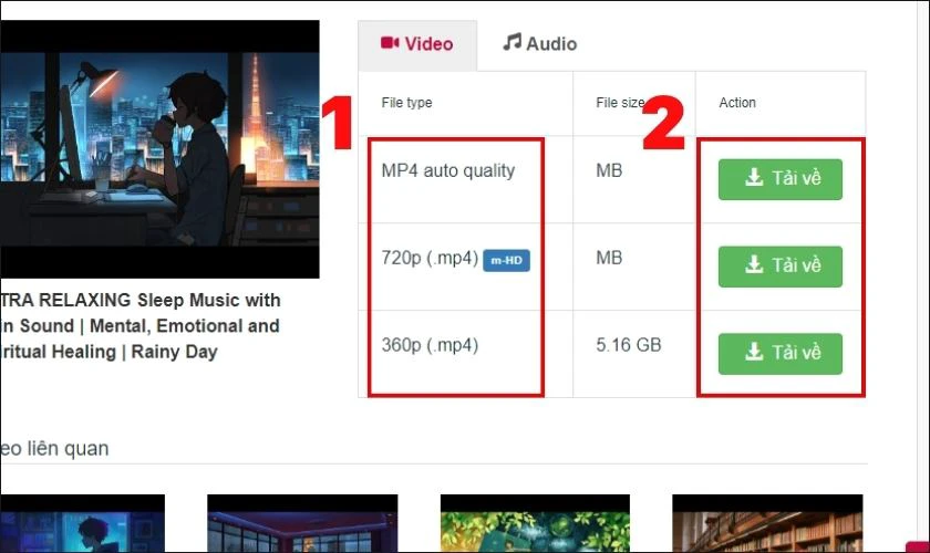 Cách download video YouTube trên web Y2Mate