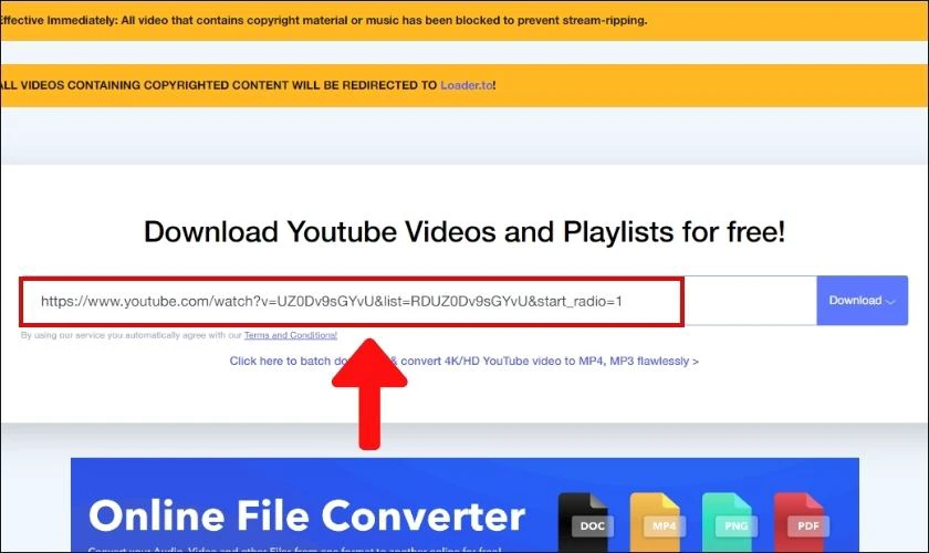 Cách tải video 4k trên YouTube bằng ddownr 