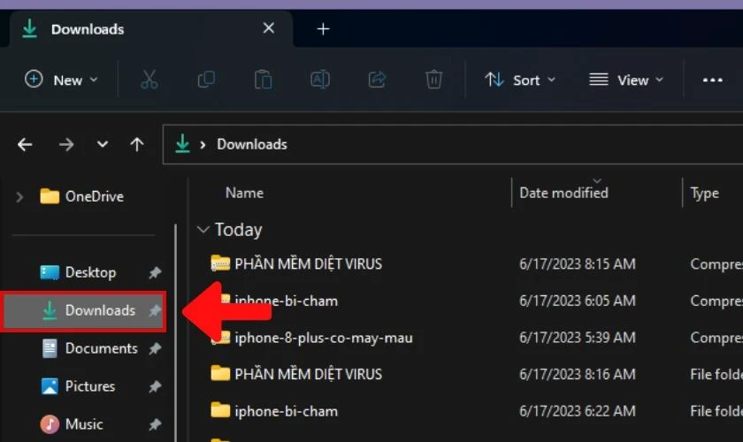 Video sau khi tải về từ YouTube lưu ở thư mục Tải Xuống 