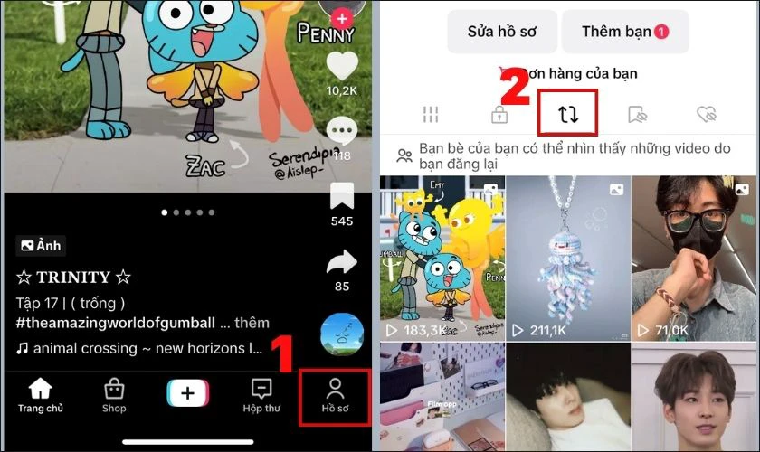 Hướng dẫn bỏ đăng lại trên TikTok