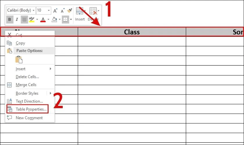 Cách bỏ lặp tiêu đề trong Word
