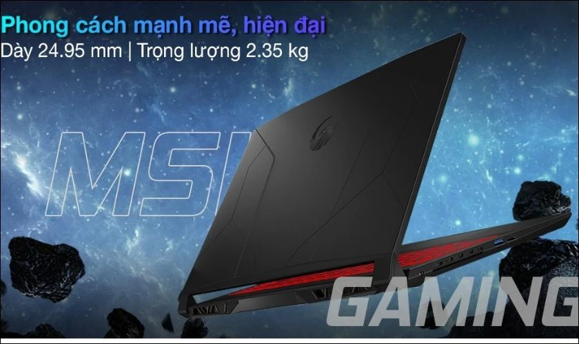 Laptop MSI Gaming Bravo 15 B5DD R5 5600H cho sinh viên