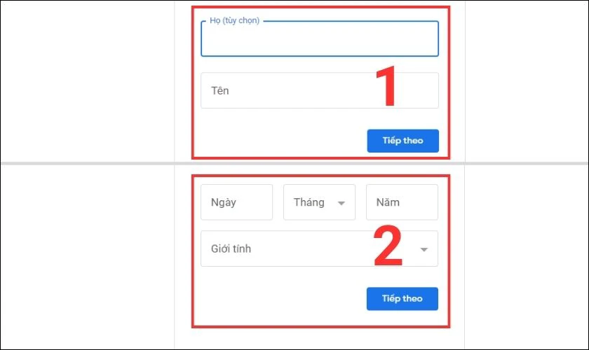 Cách lập Gmail trên máy tính 