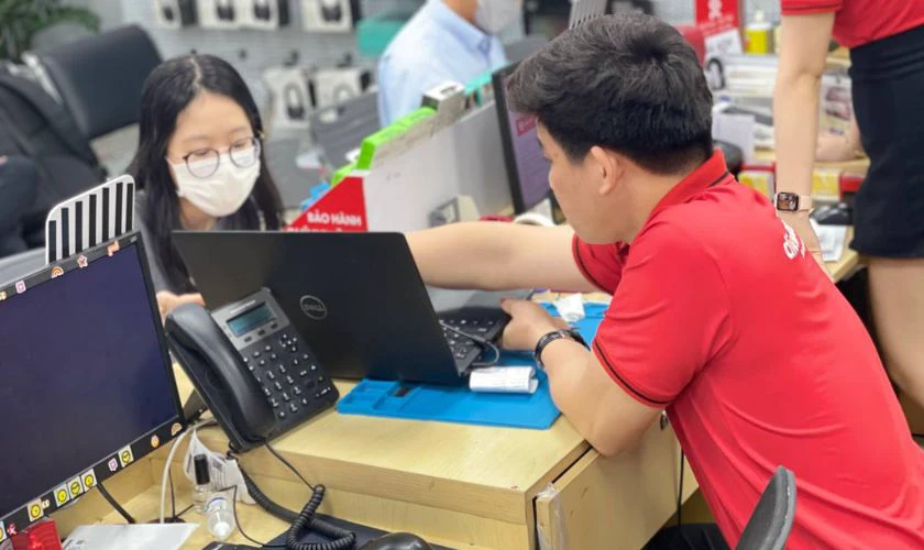 Điện Thoại Vui uy tín, an tâm kiểm tra hoạt động Touchpad