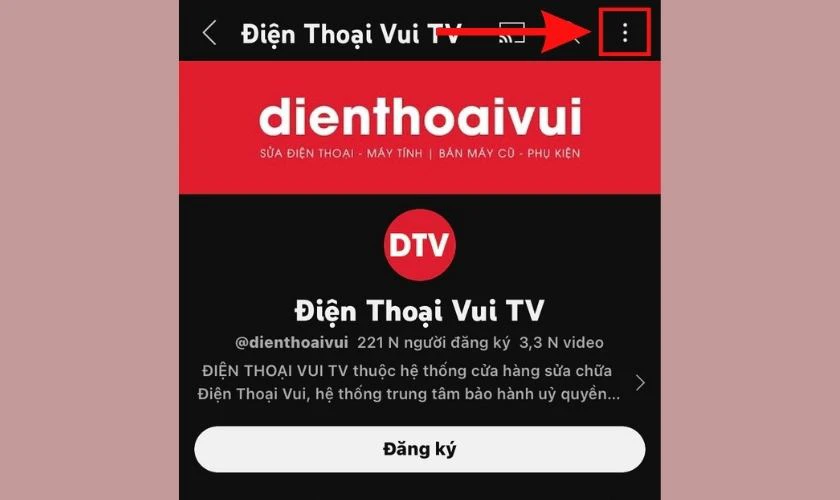 Cách block kênh YouTube trên điện thoại