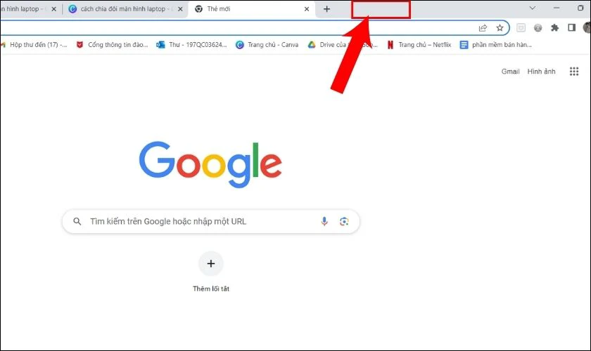 Sử dụng Snap Layouts để chia đôi màn hình laptop