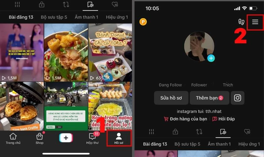 Cách xem ngày sinh trên TikTok