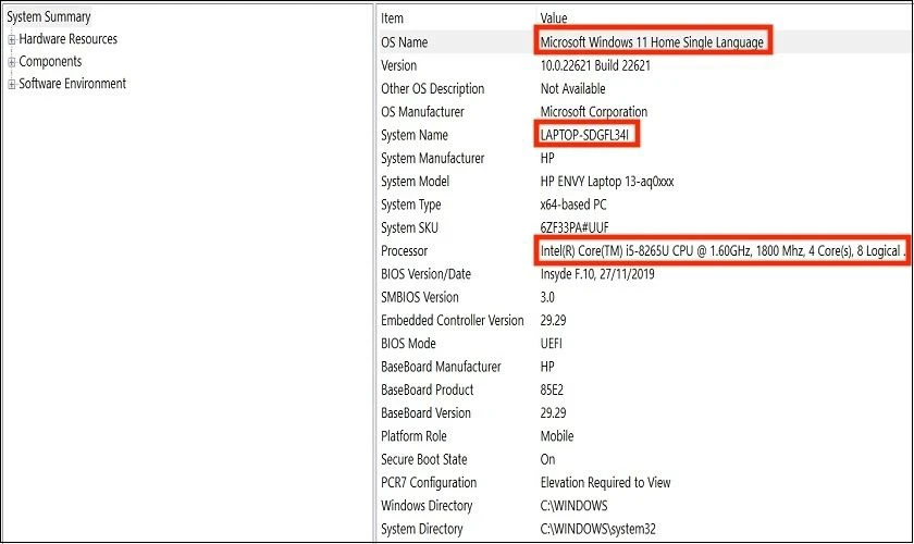 Các bước kiểm tra cấu hình laptop cũ trước khi mua